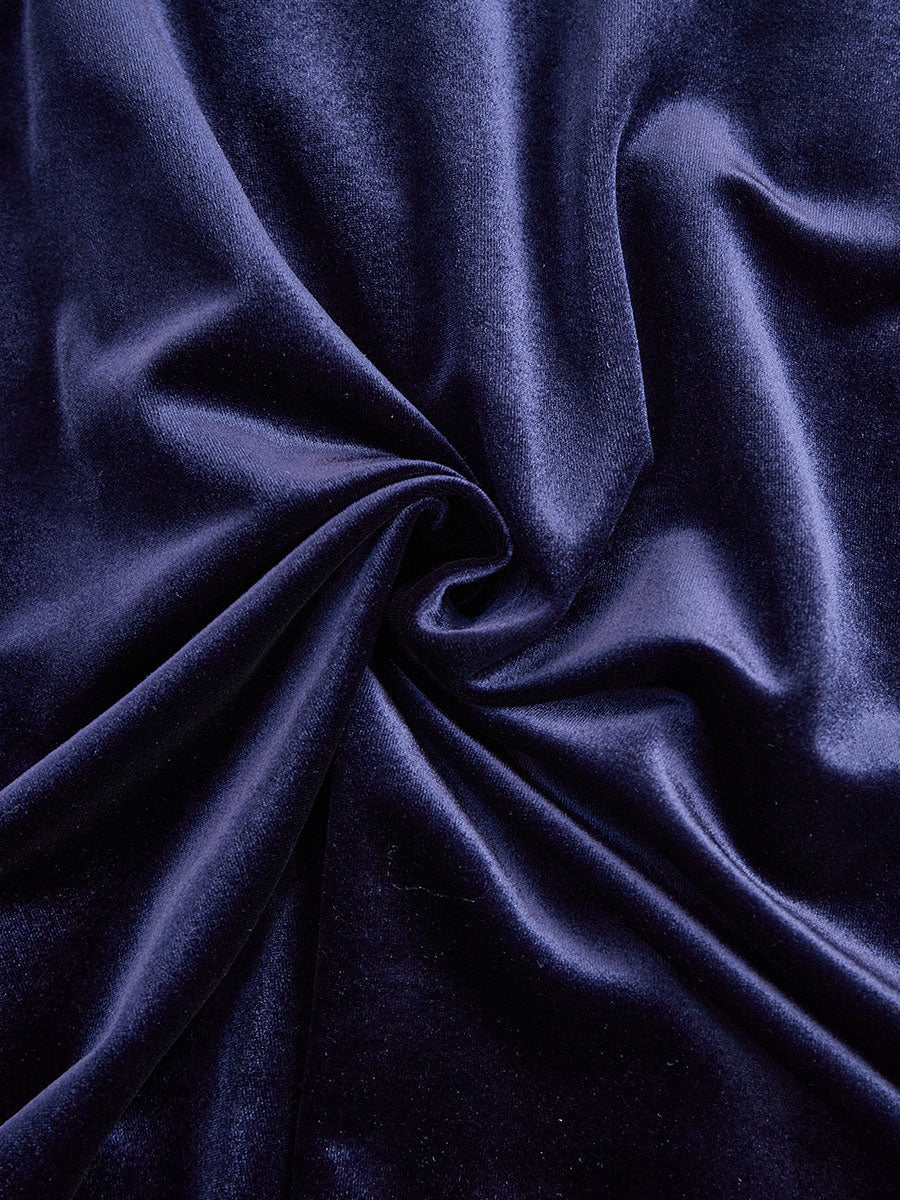 Sibella | Navy Midi Dress with Long Sleeves