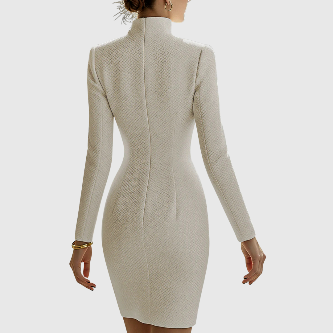 Harriet | Mini Dress in Hourglass Leather