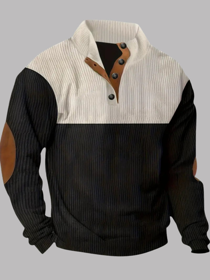 Alpine - Casual Stand Collar Henley