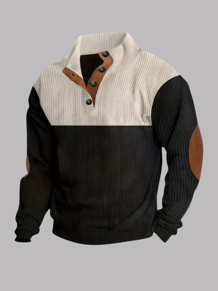 Alpine - Casual Stand Collar Henley