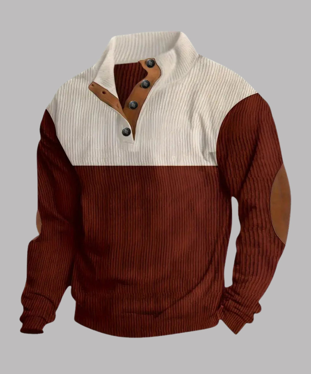 Alpine - Casual Stand Collar Henley