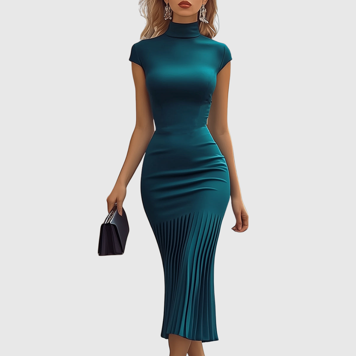 Rosie | Bodycon Dress with Pleated Hem