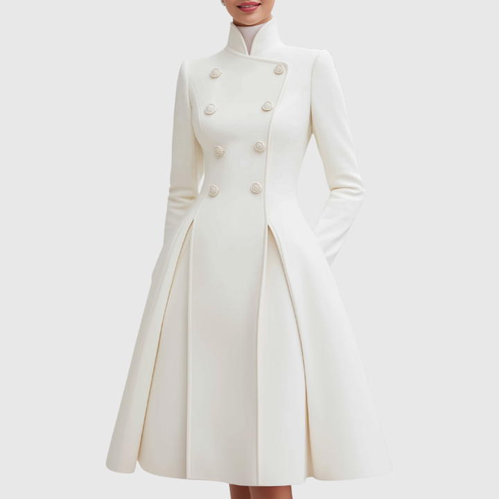 Chloe | Flared Double-Breasted Coat Dress