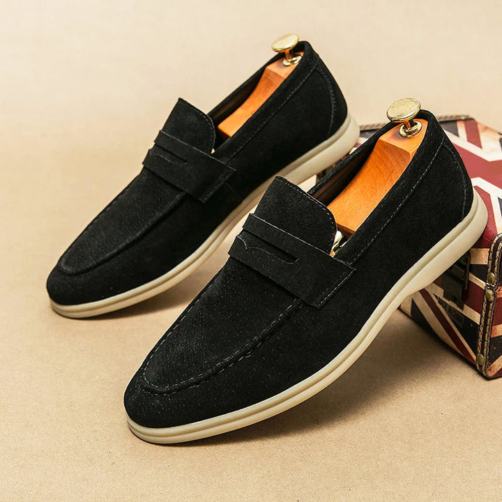 Alessandro Veneti Elegant Suede Loafers
