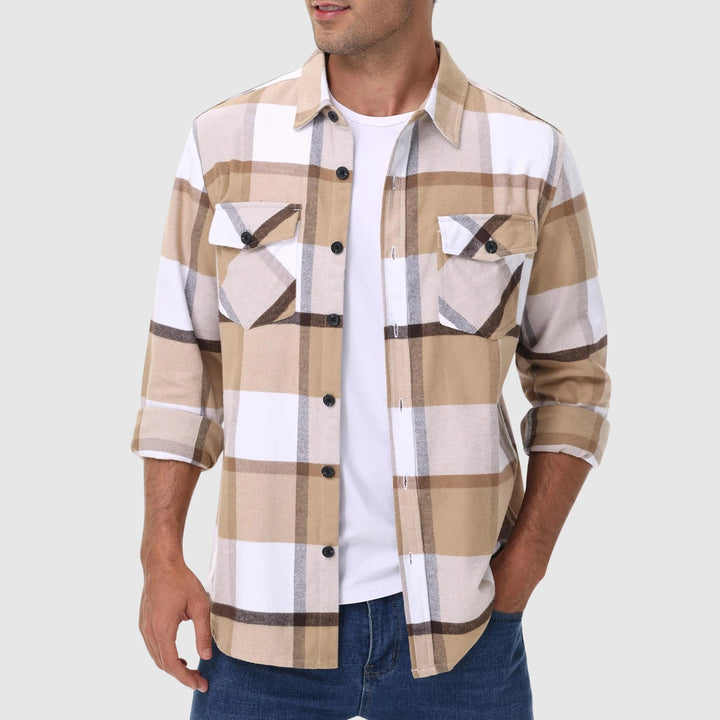Alessandro Veneti Metro Check Flannel Shirt