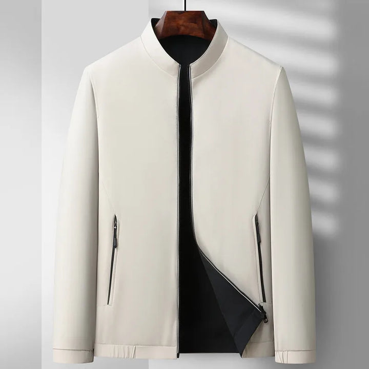 Alessandro Veneti Classic Zipper Bomber Jacket