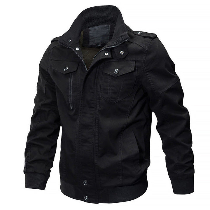 Cotton Military Bomber Jacket for Men