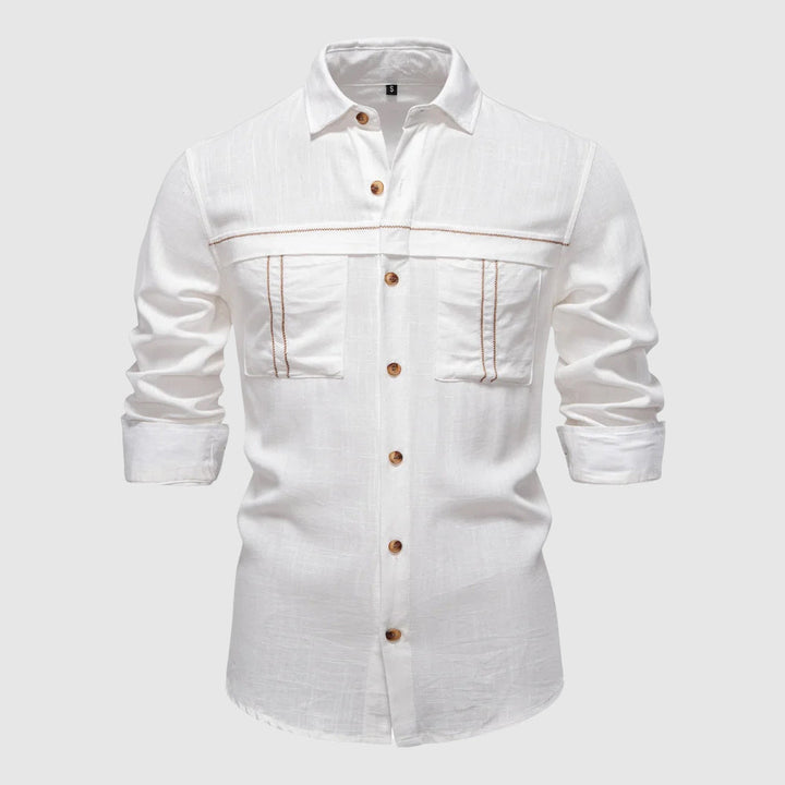 François Blanchet Horizon Linen Shirt