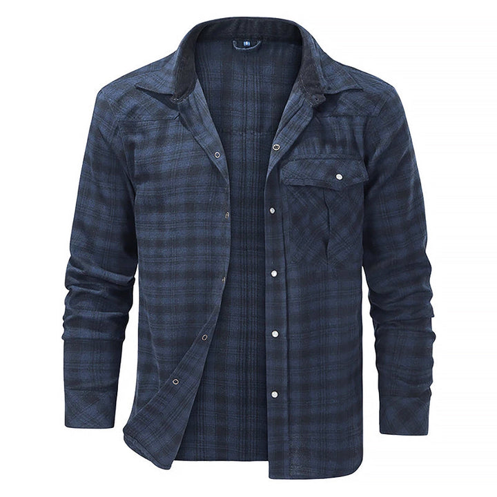 Long Sleeve Lumberjack Flannel Shirt for Men