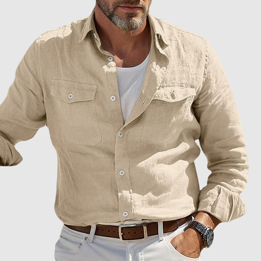 Lorenzo Vitali Coastal Linen Shirt