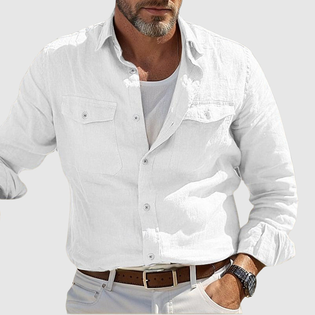 Lorenzo Vitali Coastal Linen Shirt