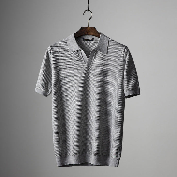 Lorenzo Vitali Mesh Polo Shirt