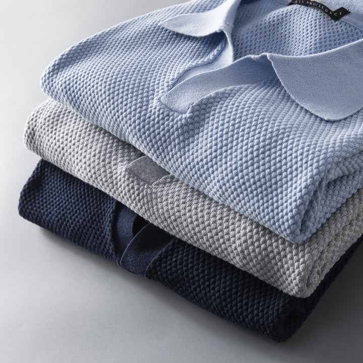 Lorenzo Vitali Mesh Polo Shirt