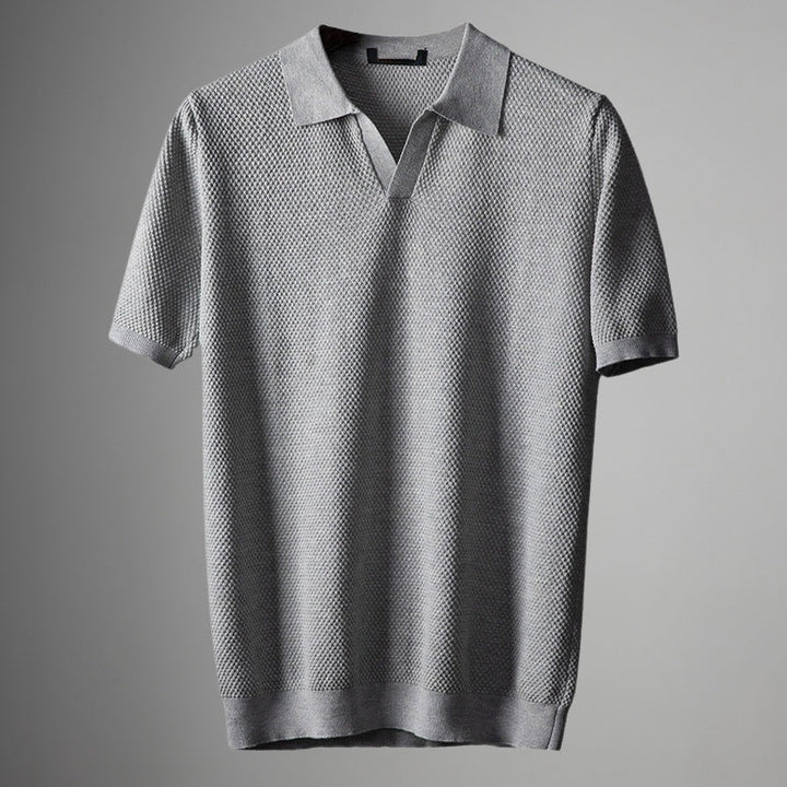 Lorenzo Vitali Mesh Polo Shirt