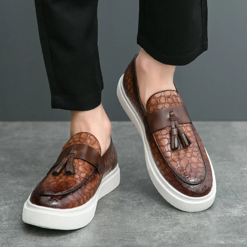 Rovari Leather Loafers