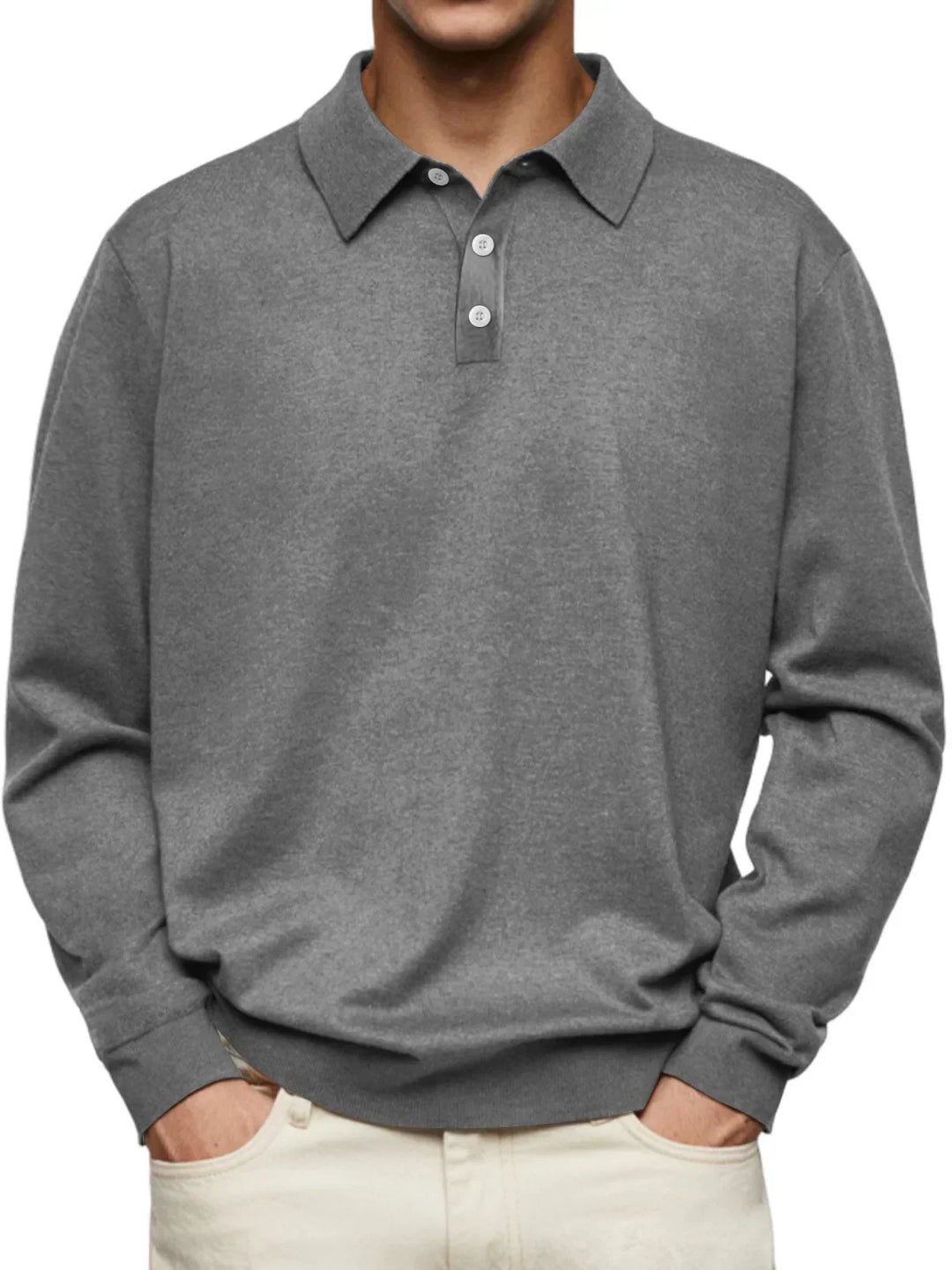 John | Long Sleeve Casual Polo
