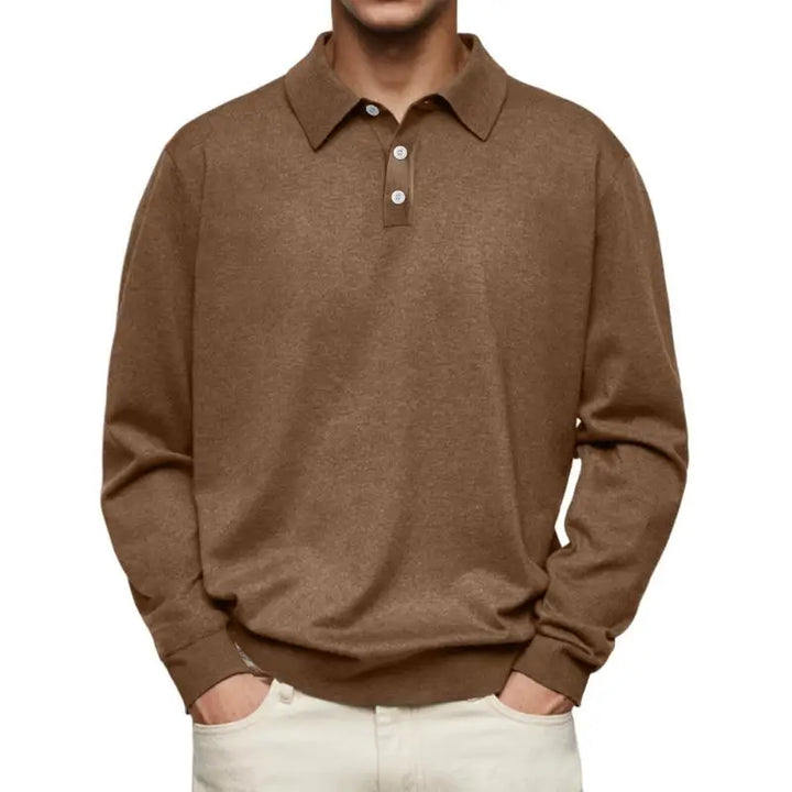 John | Long Sleeve Casual Polo