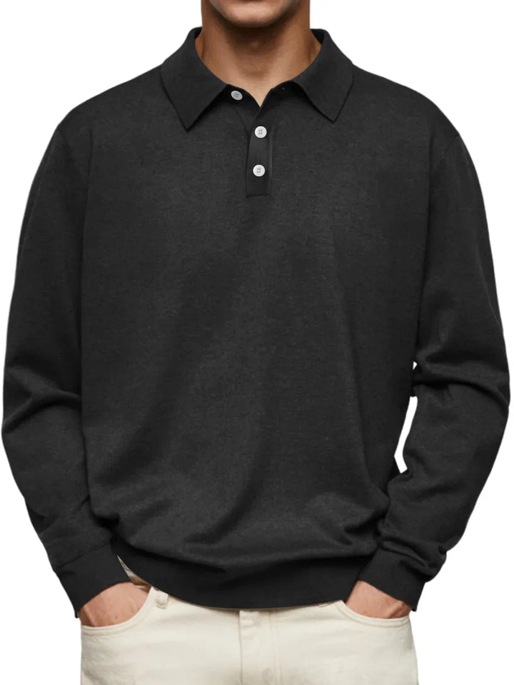 John | Long Sleeve Casual Polo