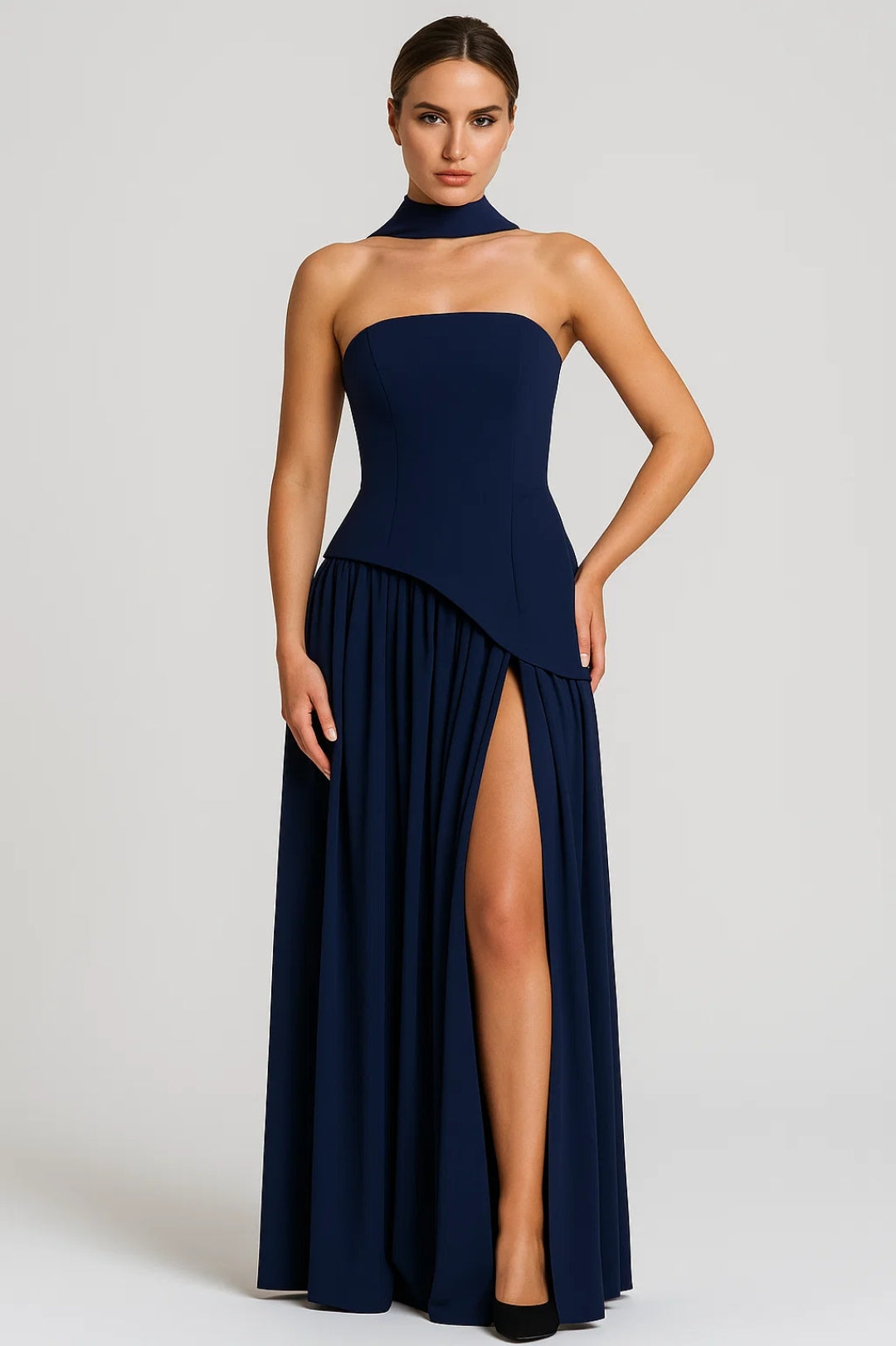 Thessaly | Breezy V-Neck Midi Dress