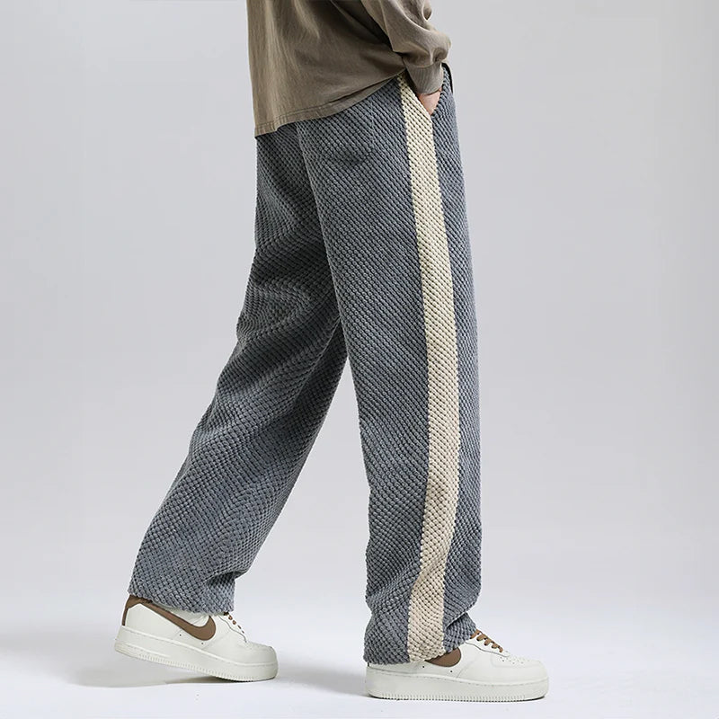 Textured Corduroy Stripe Lounge Pants