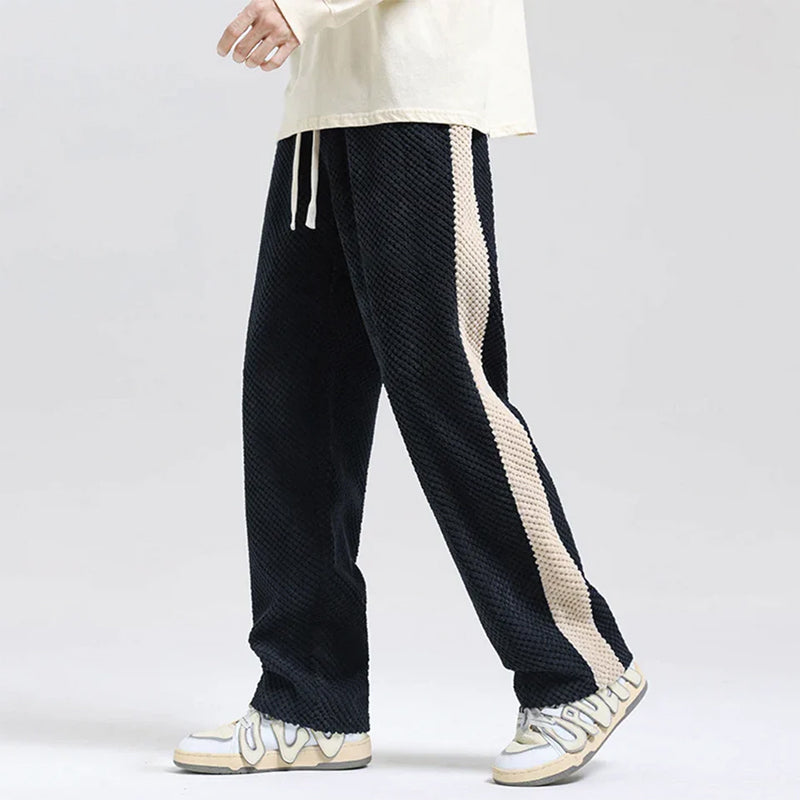 Textured Corduroy Stripe Lounge Pants