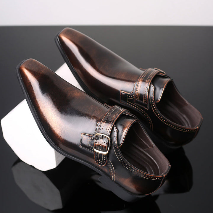 Theodore Willow Lacquered Monk Shoes