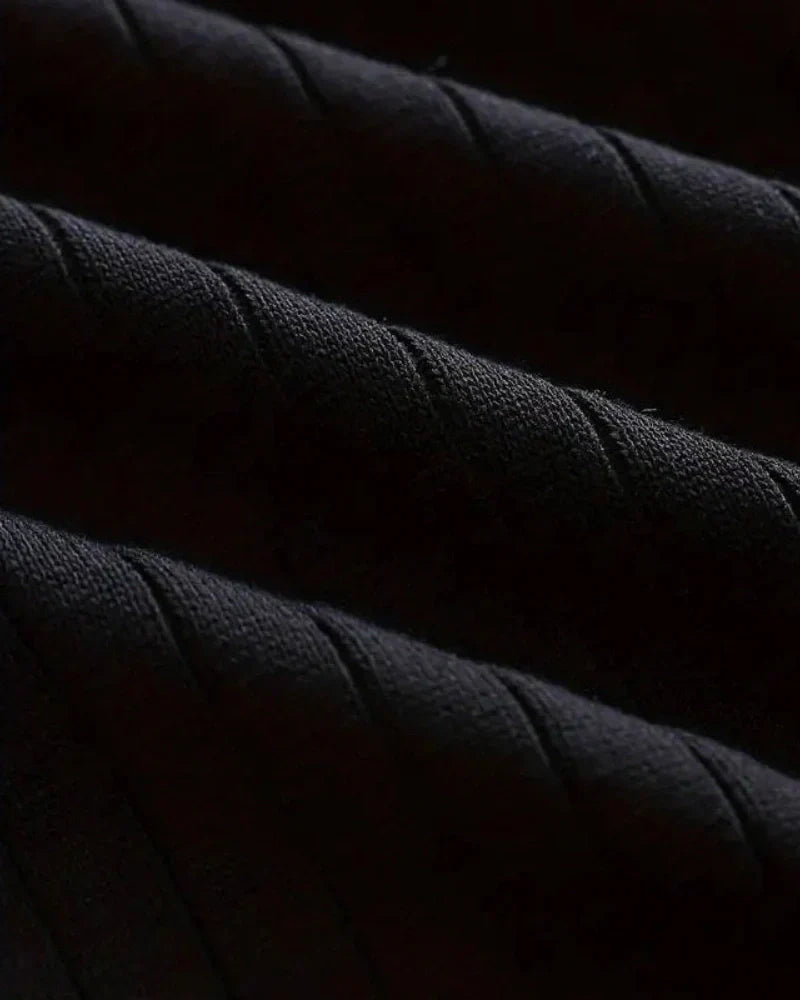 Hampton Ribbed Polo Sweatshirt