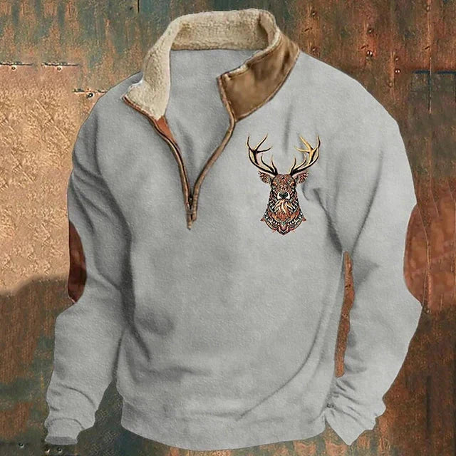 Christos | Sweater with Deer Detail