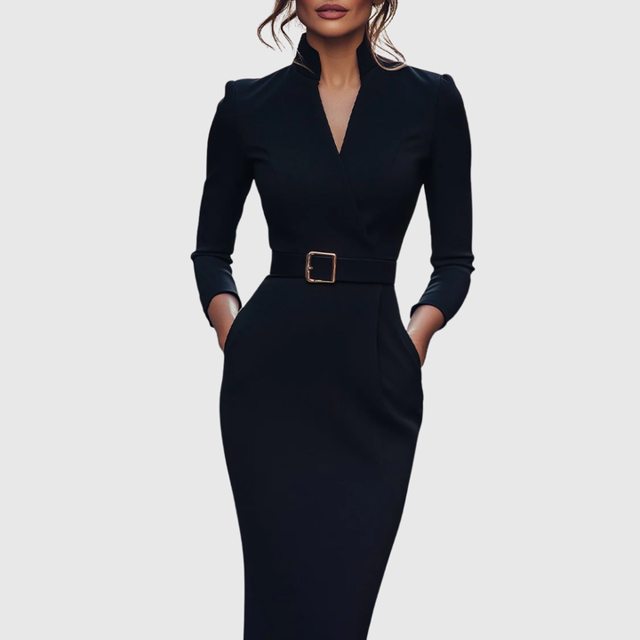Claribel | Elegant Midi Dress