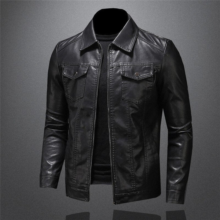 Harton | Stylish Black Leather Jacket